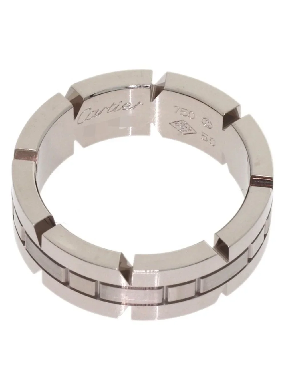 Cartier Tank Francaise 50 Ring 18K White Gold